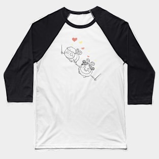 Alone-With-You Baseball T-Shirt